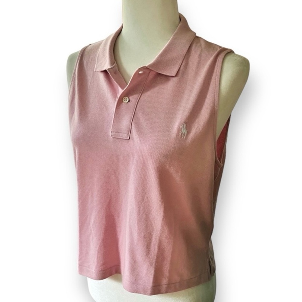 Polo Ralph Lauren Sleeveless Polo – Pink – Size Large – NWT - Picture 7 of 14